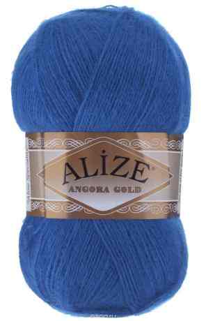 Пряжа для вязания Alize "Angora Gold", цвет: синий (636), 550 м, 100 г, 5 шт