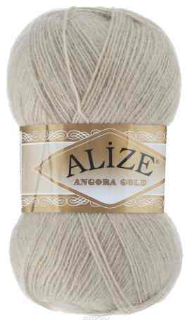 Пряжа для вязания Alize "Angora Gold", цвет: кофе с молоком (543), 550 м, 100 г, 5 шт
