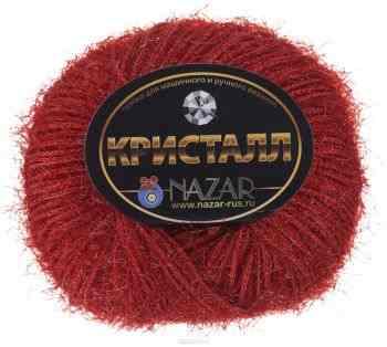 Пряжа для вязания Nazar "Кристалл", цвет: красный (21364), 125 м, 50 г, 10 шт