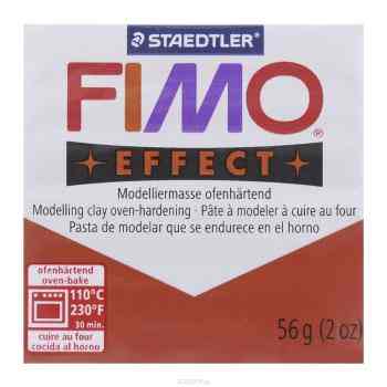 Полимерная глина Fimo "Effect Metallic", цвет: медь, 56 г