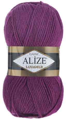 Пряжа для вязания Alize "Lanagold", цвет: фуксия (50), 240 м, 100 г, 5 шт