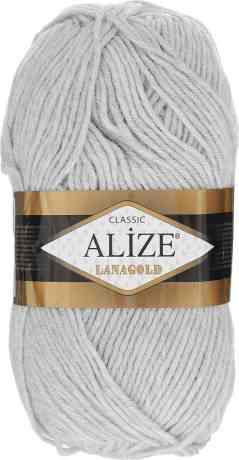 Пряжа для вязания Alize "Lanagold", цвет: пепельный меланж (684), 240 м, 100 г, 5 шт