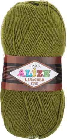 Пряжа для вязания Alize "Lanagold Fine", цвет: хаки (233), 390 м, 100 г, 5 шт