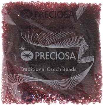 Бисер Preciosa "Ассорти", непрозрачный, цвет: красный (02), 50 г. 163142