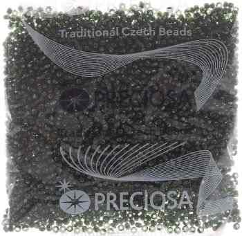 Бисер Preciosa "Ассорти", непрозрачный, цвет: темно-зеленый (06), 50 г. 163142