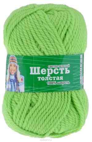 Пряжа для вязания Астра "Wool XL", цвет: светло-зеленый, 110 м, 100 г, 3 шт