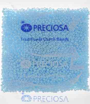 Бисер Preciosa "Ассорти", матовый, цвет: небесный (19), 10/0, 50 г. 163142