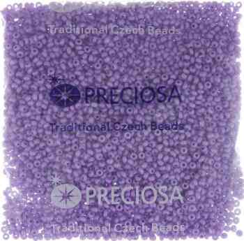 Бисер Preciosa "Ассорти", матовый, цвет: сиреневый (02), 50 г