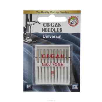 Иглы для швейных машин "Organ", универсальные, 10/80