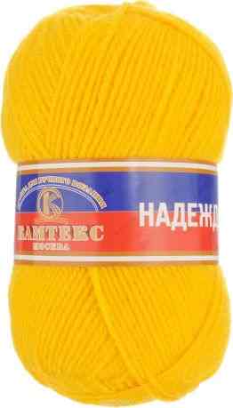 Пряжа для вязания Камтекс "Надежда", цвет: желтый (104), 220 м, 100 г, 10 шт