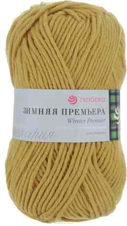 Пряжа для вязания Пехорка "Зимняя премьера", цвет: листопад (340), 150 м, 100 г, 10 шт