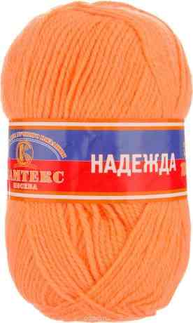 Пряжа для вязания Камтекс "Надежда", цвет: оранжевый (035), 220 м, 100 г, 10 шт