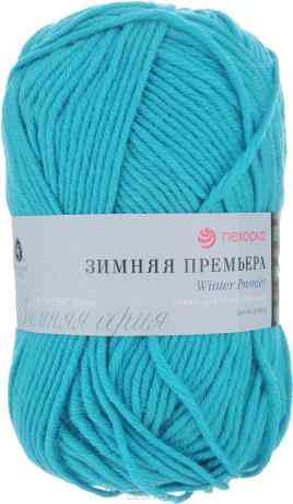 Пряжа для вязания Пехорка "Зимняя премьера", цвет: бирюзовый (583), 150 м, 100 г, 10 шт