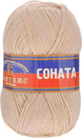 Пряжа для вязания Камтекс "Соната", цвет: топленое молоко (188), 250 м, 100 г, 10 шт