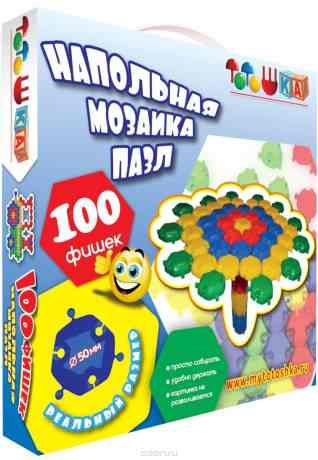 Тотошка Мозаика напольная 100 элементов