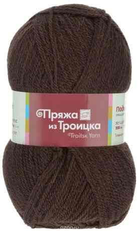 Пряжа для вязания "Подмосковная", цвет: шоколадный (0414), 250 м, 100 г, 10 шт