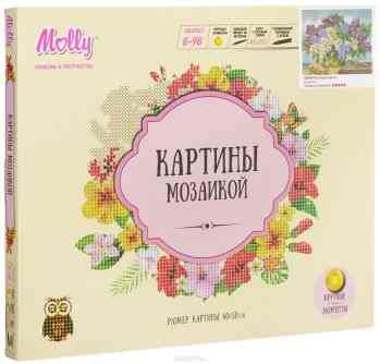 Molly Картина мозаикой Махровая сирень