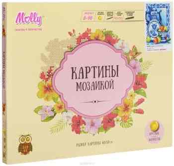 Molly Картина мозаикой Чайник в стиле Гжель