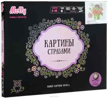 Molly Картина стразами Цветочный акцент