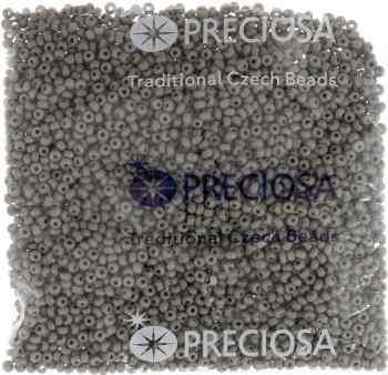 Бисер Preciosa "Ассорти", матовый, цвет: серый (01), 10/0, 50 г. 163142