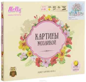Molly Картина мозаикой Розовый букет