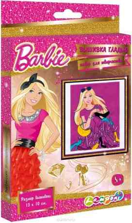 Barbie Набор для вышивания гладью