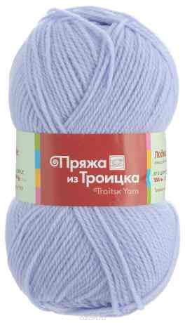 Пряжа для вязания "Подмосковная", цвет: кристалл (0384), 250 м, 100 г, 10 шт