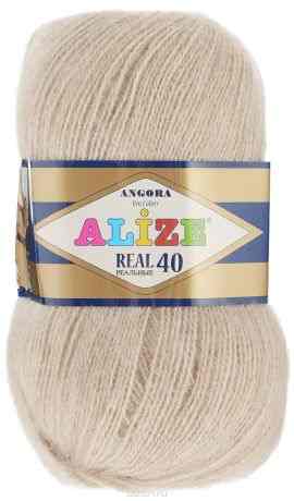 Пряжа для вязания Alize "Angora Real", цвет: бежевый (152), 480 м, 100 г, 5 шт