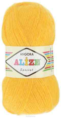 Пряжа для вязания Alize "Angora Special", цвет: желтый (216), 550 м, 100 г, 5 шт