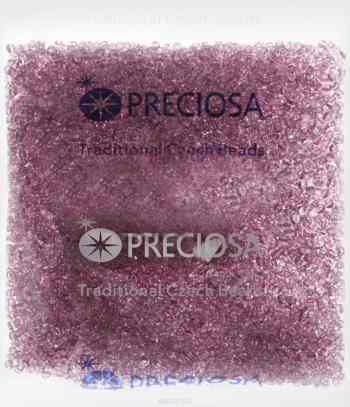 Бисер Preciosa "Ассорти", прозрачный, цвет: лиловый (15), 10/0, 50 г