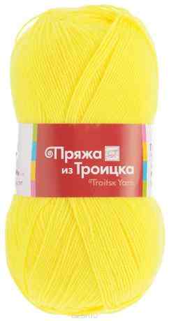 Пряжа для вязания "Пчелка", цвет: холодный желтый (0120), 500 м, 100 г, 10 шт