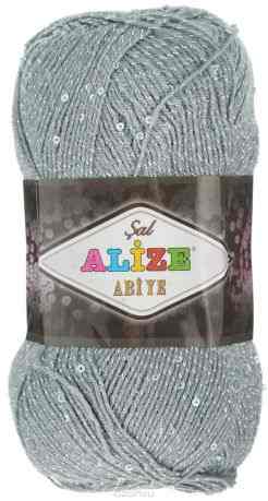 Пряжа для вязания Alize "Sal Abiye", цвет: серый (87), 410 м, 100 г, 5 шт