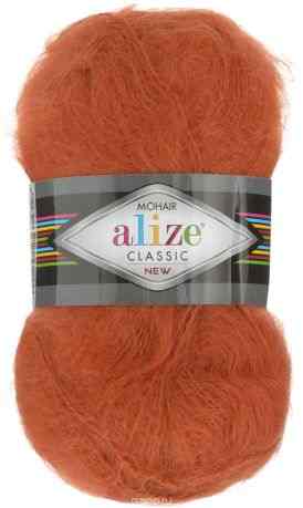 Пряжа для вязания Alize "Mohair Classik New", цвет: рыжий (120), 200 м, 100 г, 5 шт