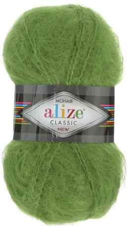 Пряжа для вязания Alize "Mohair Classik New", цвет: зеленый (210), 200 м, 100 г, 5 шт