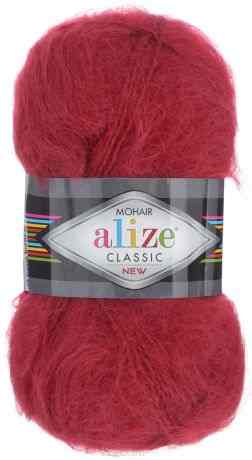 Пряжа для вязания Alize "Mohair Classik New", цвет: темно-красный (327), 200 м, 100 г, 5 шт