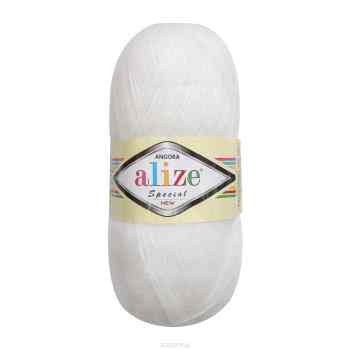 Пряжа для вязания Alize "Angora Special New", цвет: белый (55), 550 м, 100 г, 5 шт