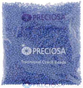 Бисер Preciosa "Ассорти", матовый, цвет: синий (31), 10/0, 50 г. 163142