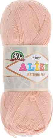 Пряжа для вязания Alize "Bamboo Fine", цвет: светло-розовый (145), 440 м, 100 г, 5 шт