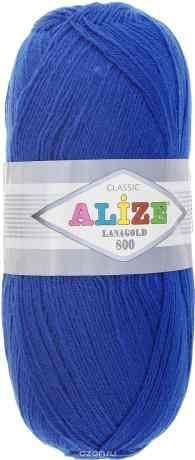 Пряжа для вязания Alize "Lanagold 800", цвет: синий (141), 800 м, 100 г, 5 шт