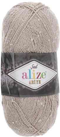 Пряжа для вязания Alize "Sal Abiye", цвет: серо-бежевый, (541), 410 м, 100 г, 5 шт