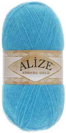 Пряжа для вязания Alize "Angora Gold", цвет: бирюзовый (245), 550 м, 100 г, 5 шт