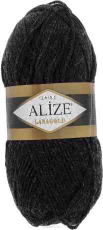 Пряжа для вязания Alize "Lanagold", цвет: серо-черный (151), 240 м, 100 г, 5 шт