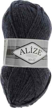 Пряжа для вязания Alize "Superlana Maxi", цвет: темно-синий (591), 100 м, 100 г, 5 шт