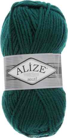 Пряжа для вязания Alize "Superlana Maxi", цвет: темно-зеленый (598), 100 м, 100 г, 5 шт