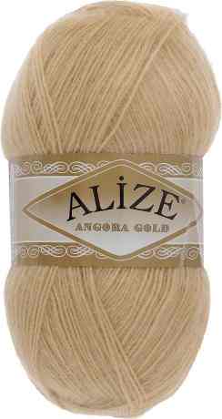 Пряжа для вязания Alize "Angora Gold", цвет: светло-бежевый (95), 550 м, 100 г, 5 шт