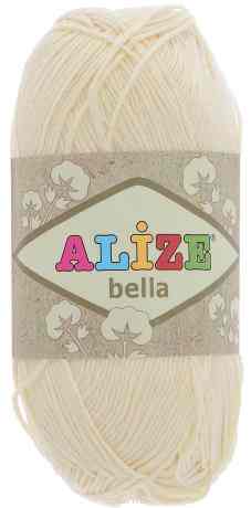 Пряжа для вязания Alize "Bella", цвет: шампань (01), 180 м, 50 г, 5 шт