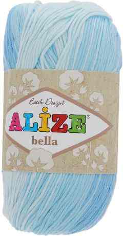 Пряжа для вязания Alize "Bella Batik", цвет: белый, голубой, светло-голубой (2130), 180 м, 50 г, 5 шт