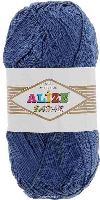 Пряжа для вязания Alize "Bahar", цвет: джинсовый (94), 260 м, 100 г, 5 шт