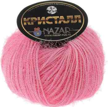 Пряжа для вязания Nazar "Кристалл", цвет: розовый (105), 125 м, 50 г, 10 шт