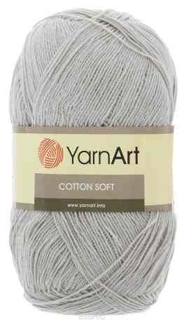 Пряжа для вязания YarnArt "Cotton Soft", цвет: серый (49), 600 м, 100 г, 5 шт